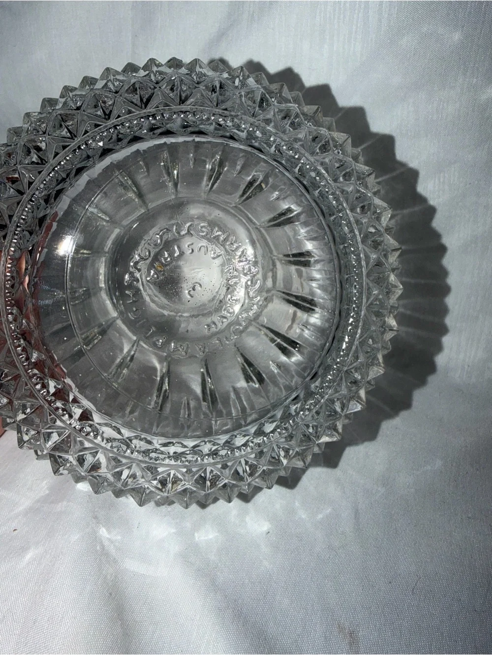 classic clear glass oil lamp